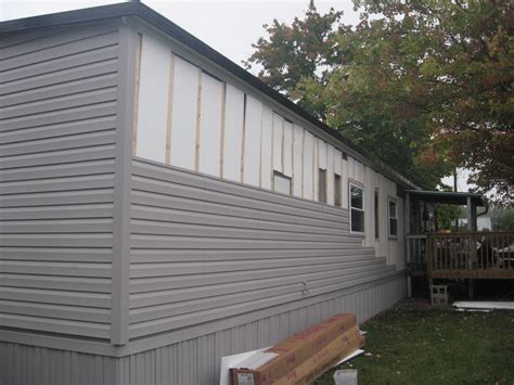 mobile home sheet metal siding|mobile home exterior wood siding.